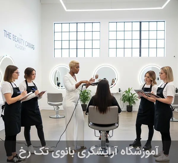 برای اطلاع از هزینه کلاس‌های آرایشگری در خوشنام و شهریه دوره‌های تخصصی (میکاپ، رنگ و لایت، ناخن) با آموزشگاه بانوی تک رخ تماس بگیرید. ارائه مدرک فنی و حرفه‌ای و شرایط اقساطی.